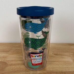 NEW Whale Patterned 16 oz Tevis Tumbler